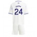 Aston Villa Amadou Onana #24 Tredjedraktsett Barn 2025-26 Korte ermer (+ Korte bukser)